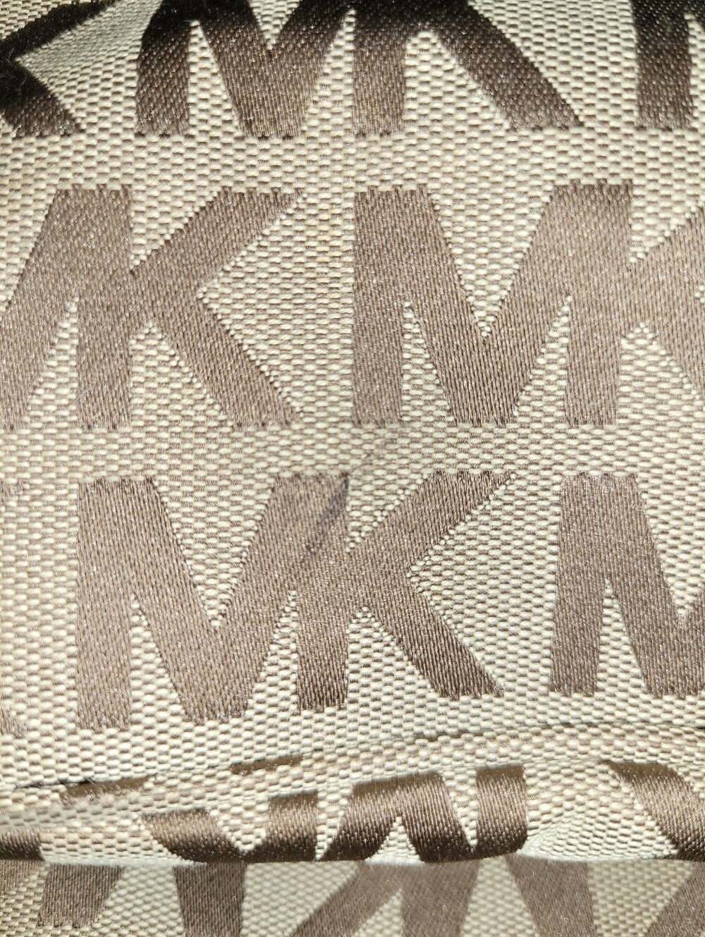 Michael Kors Jet Set Medium Logo Beige Signature Tote With Dust Bag. - Picture 16 of 16